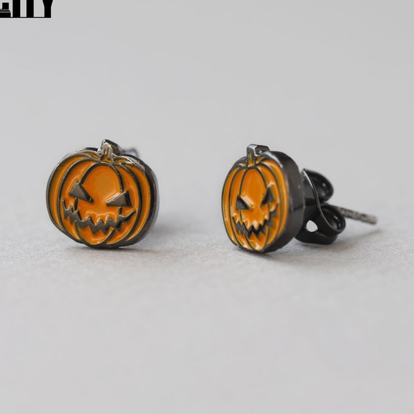 Halloween Pumpkin Jack O’ Lantern Horror Earrings