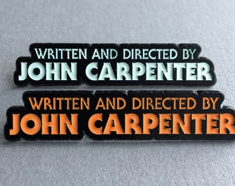 John Carpenter Halloween Horror Enamel Pin