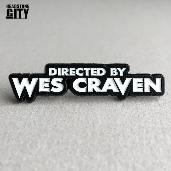 Pin de esmalte de terror "Scream", dirigido por Wes Craven