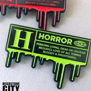 Halloween Horror Enamel Pin Slasher Movie - Etsy