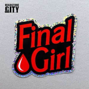 Final Girl Glitter Sticker
