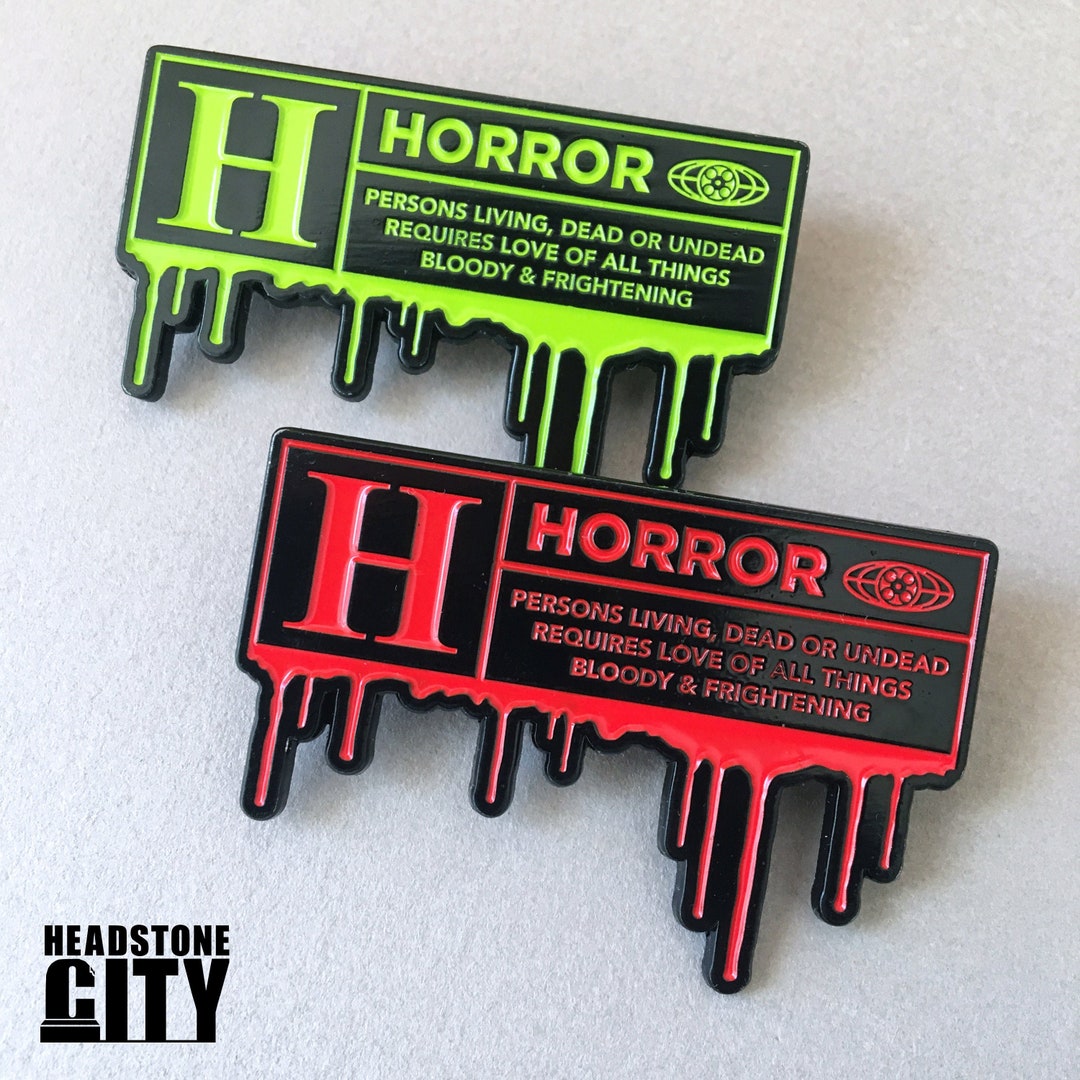 Halloween Horror Enamel Pin Slasher Movie - Etsy
