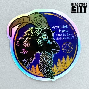 The Witch Hologram Sticker