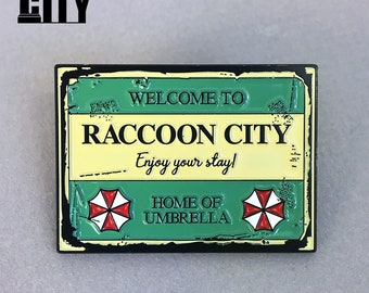 Resident Evil Welcome to Raccoon City Horror Enamel Pin