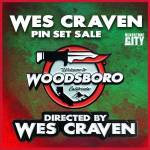 Wes Craven Horror Enamel Pin Set