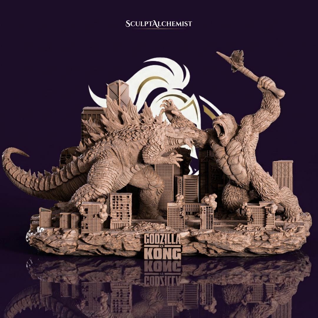 Godzilla 3d model - Etsy 日本