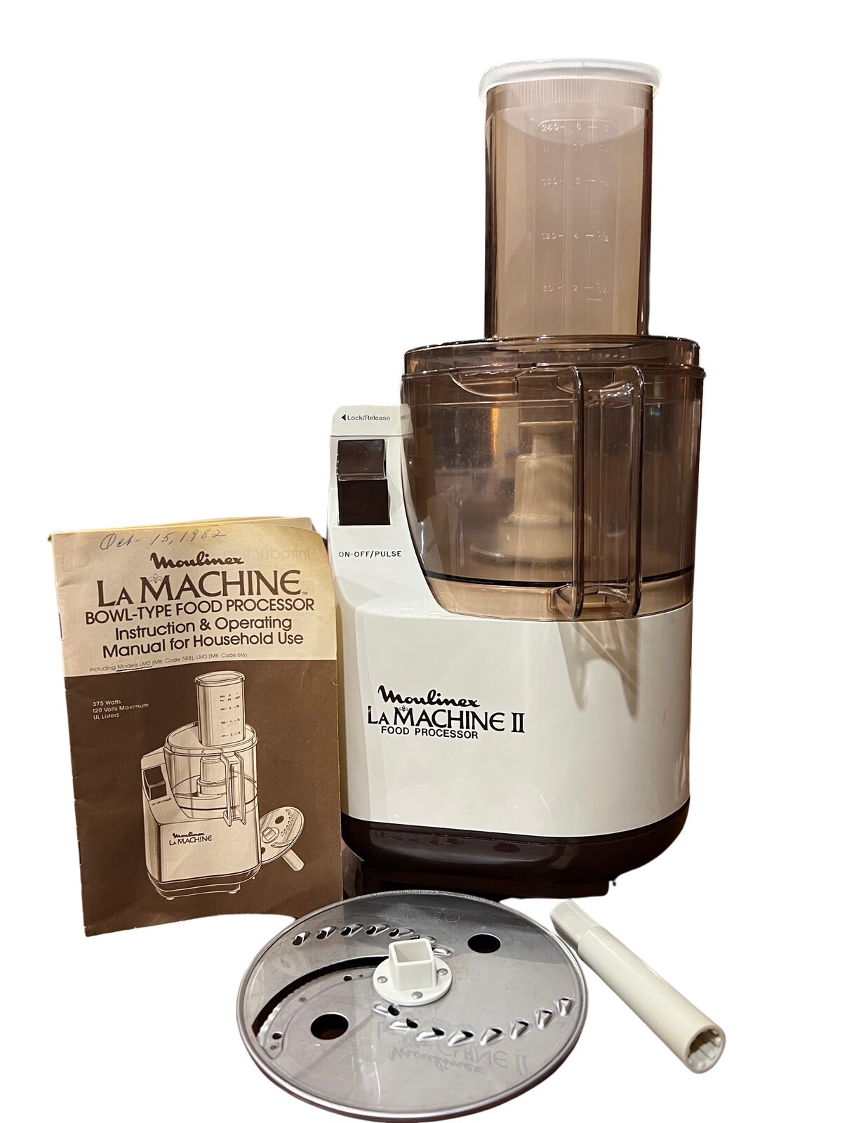 Schrijft een rapport Stadscentrum Onvoorziene omstandigheden Vintage Moulinex LA Machine Bowl Type Food Processor Model - Etsy