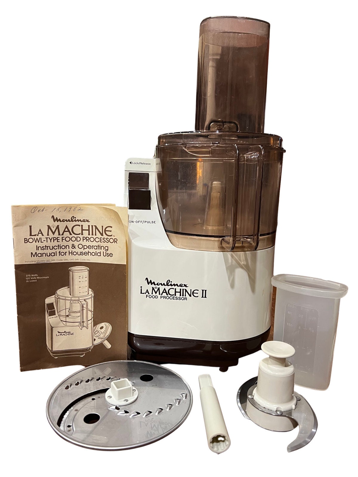 Moulinex The Blender Made In France Countertop Kitchen Processor Vintage