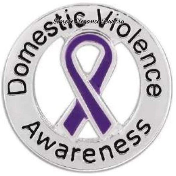 Domestic Violence Snap Charm 20mm
