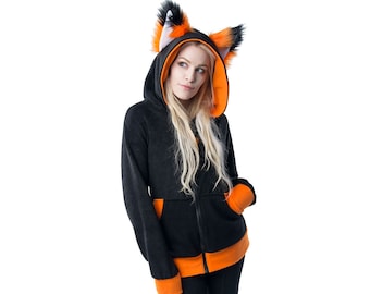 wolf jacket with ears