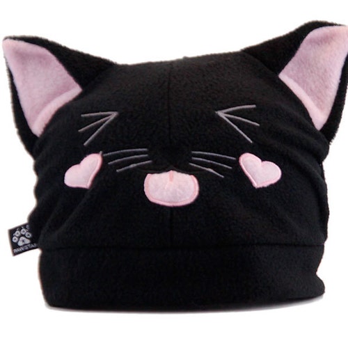 Beanie Cat Ears Fleece Hat Cute 