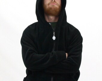 wolf hoodie with ears for guys