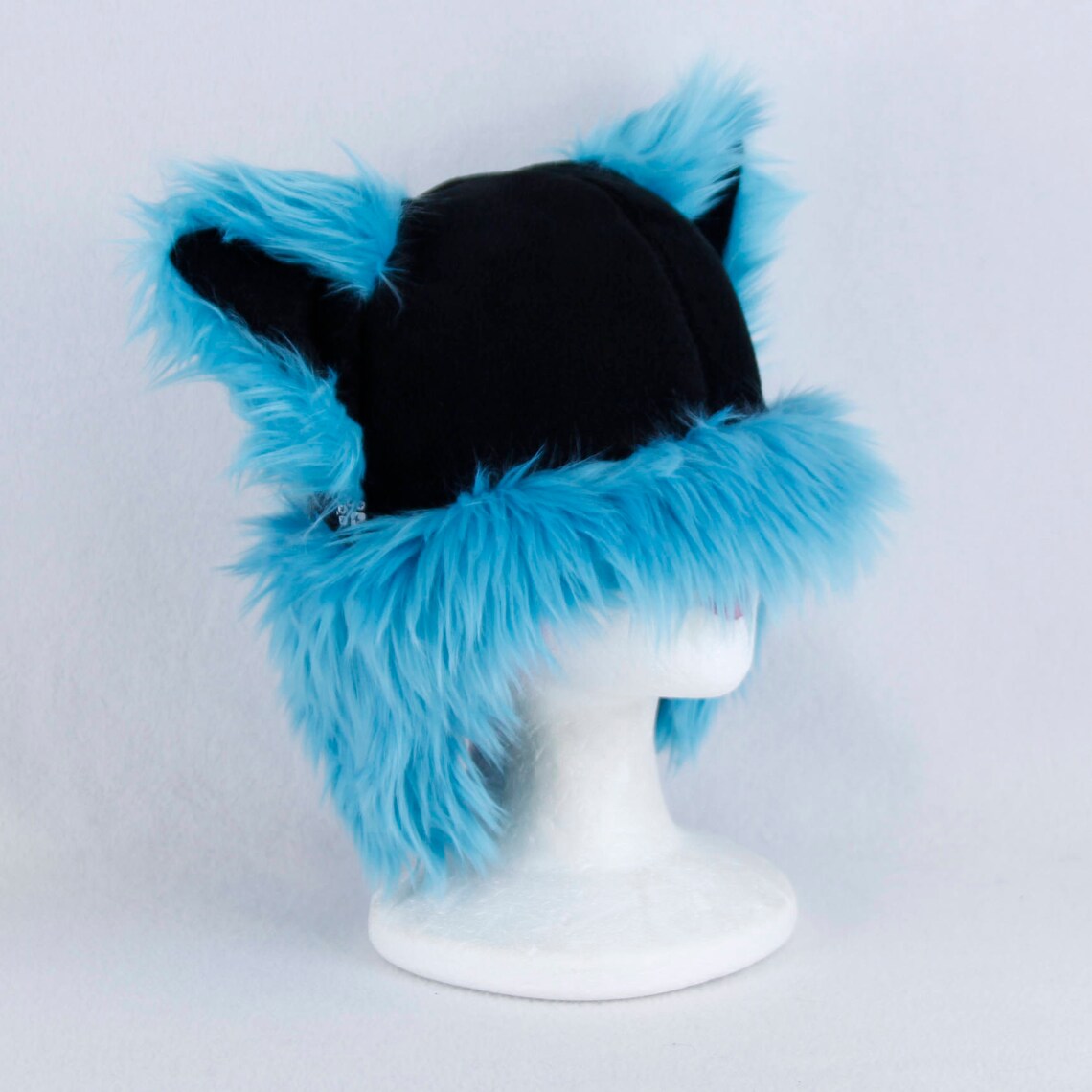 Pawstar Furry Aviator Band Kitty Hat Cat Ears Beanie Warm | Etsy