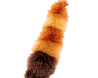 Mini Red Panda Clip Tail Keychain