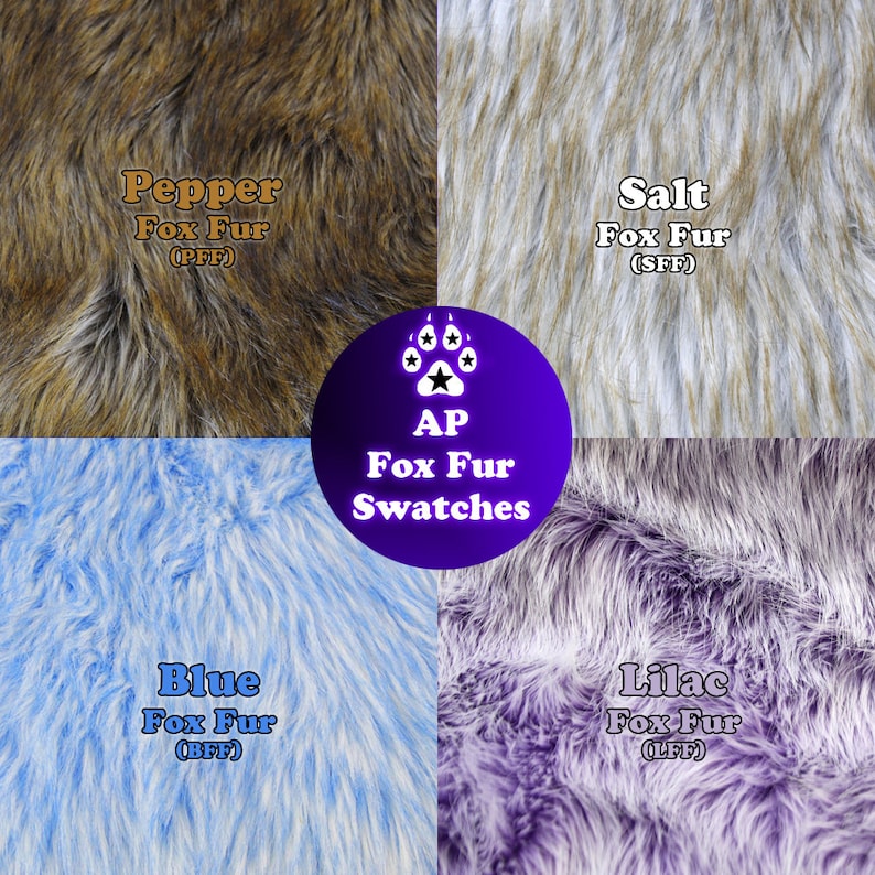 Furry Fluffy Unisex Realistic Sleeveless Shrug Brown Rust Tan Lilac Purple Frosty Blue Arctic Pastel White 6255 Pawstar Fox Faux Fur Vest