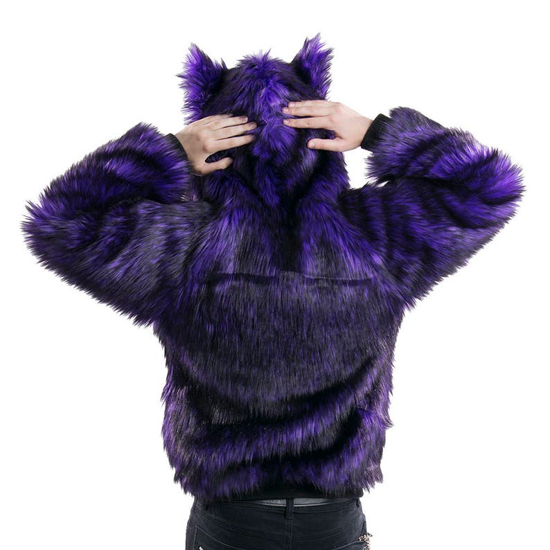 Pawstar Fancy Full Fur Wolf Hoodie Fur coat Furry Sweater Etsy