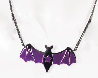 Bat Star Necklace