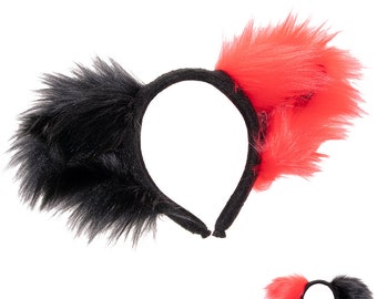 Asymmetrical Fluffy Mew Ear Headband