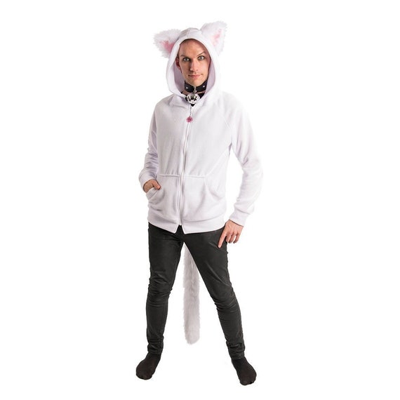fluffy cat hoodie