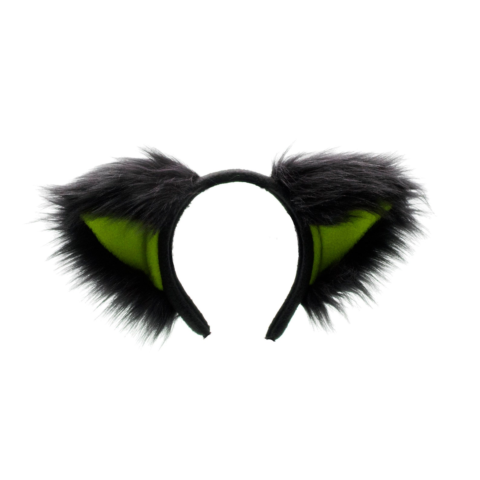 Pawstar Basic FLUFFY MEW Cat Ears HEADBAND Faux Fur FLeece Etsy