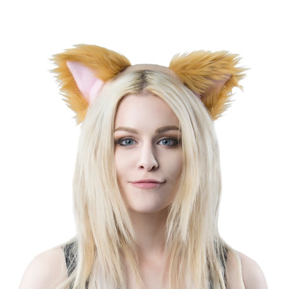 Adult Costume Purple fluffy PAWSTAR Furry Kitty Cat Ears /& Tail Set 4000 PU