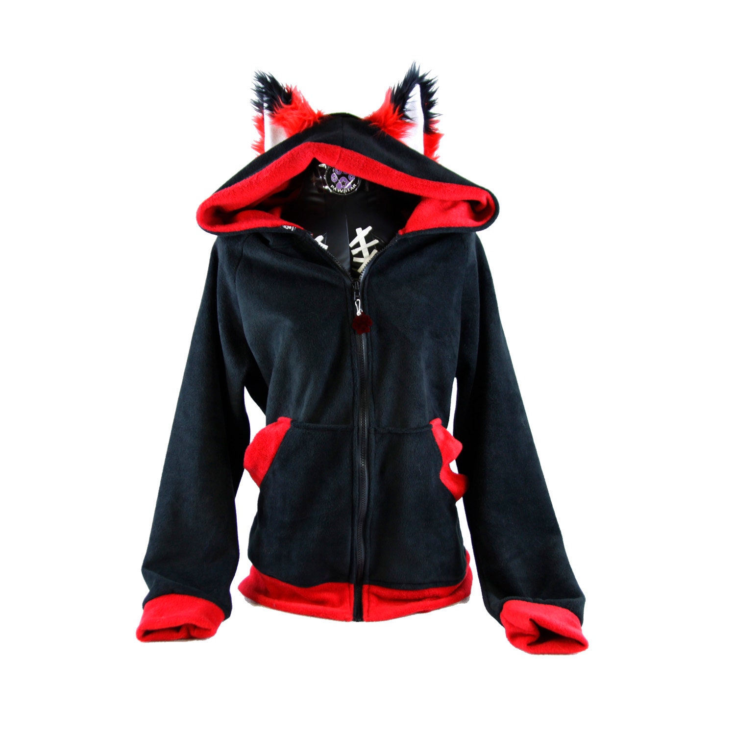 Pawstar fox hoodie Clearance