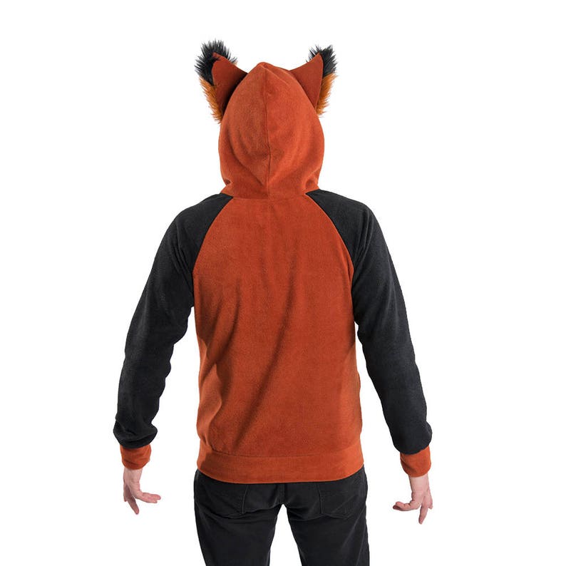 Pawstar Color Theme Wolf  HOODIE  Furry Wolf  Ears  jacket Etsy