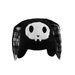 Pawstar SPOOKY BUNNY HAT - Rabbit skull bones fleece cosplay anime goth Black White Visual Kei cyber furry ski ear flap warm 1712 