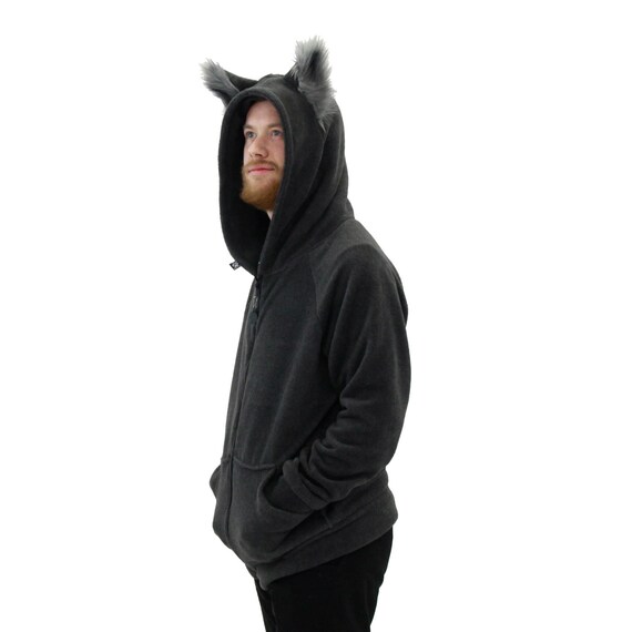 wolf hoodie with ears