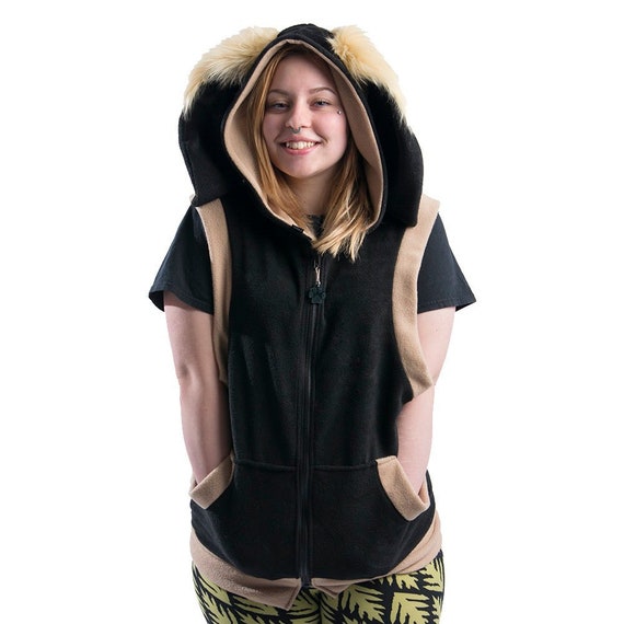 Pawstar Bunny Rabbit Sleeveless HOODIE Furry Animal Ear Coat - Etsy Pawstar Bunny Rabbit Sleeveless HOODIE Furry Animal Ear Coat - Etsy