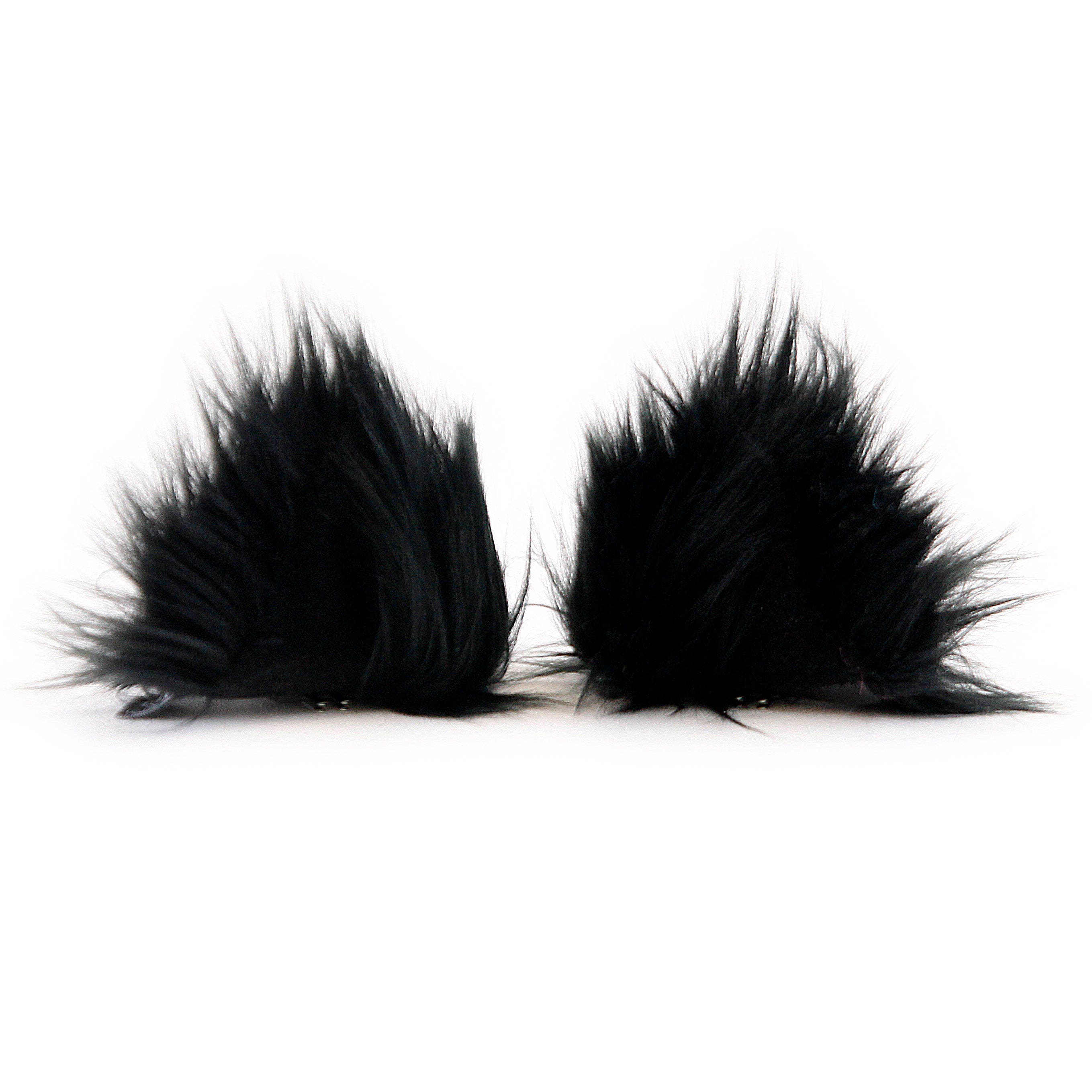 Pawstar CLIP In CAT Ears LIGHT Up Furry Kitty Blue Purple Etsy