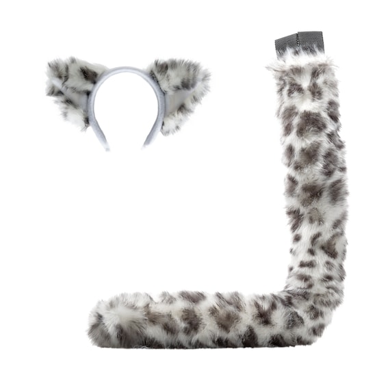 Ounce Ears and Tail Set of Snow Leopard