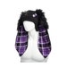 Pawstar Pin Punx MEGA Bunny Hat - furry fleece goth rabbit beanie with large flompy ears - 1862 