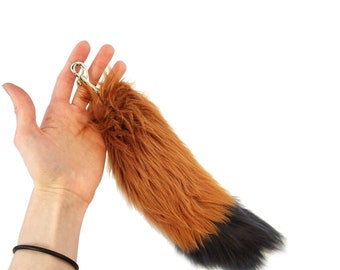 Micro Fox Tail Keychain - Monster Fur