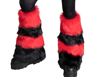 Pawstar STRIPEY Leg Warmers - furry cosplay halloween costume 2550