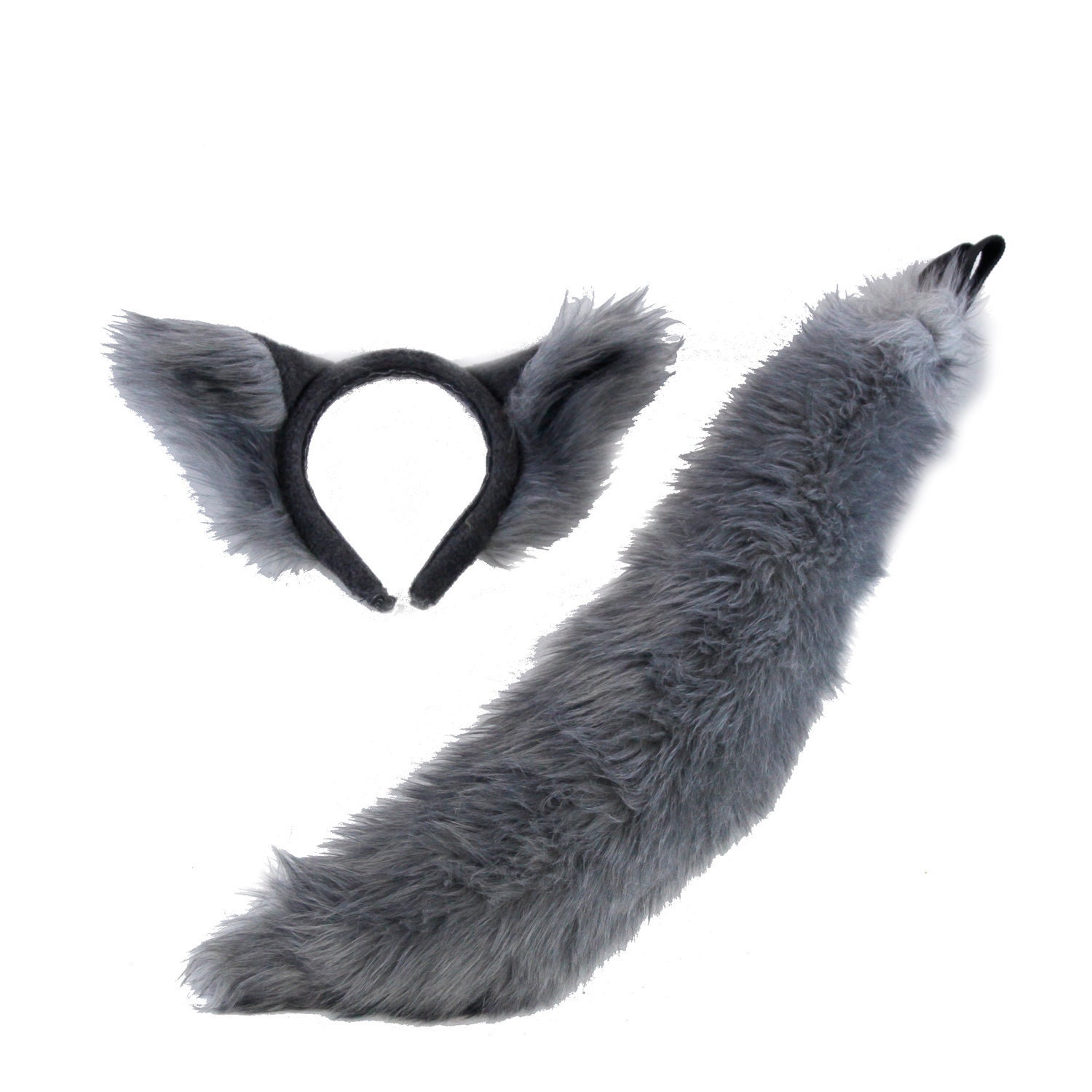 Juego De 3 Piezas En 1 Divertidas Diademas De Lobo Gris Ador Juego De 3 Piezas En 1 Divertidas Diademas De Lobo Gris Ador