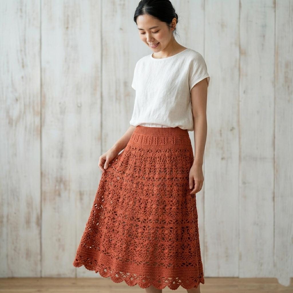 22 Maxi Skirt Crochet Patterns to Make for Summer, Festivals, and Beyond 9 Crochet Maxi Skirt