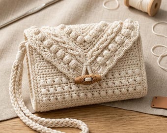 Häkelanleitung für eine strukturierte Geldbörse, Häkelanleitung für ein Armband, Häkelanleitung für eine Geldbörse (PDF), Häkel-Tutorial für eine Geldbörse, Häkelanleitung für eine Clutch.