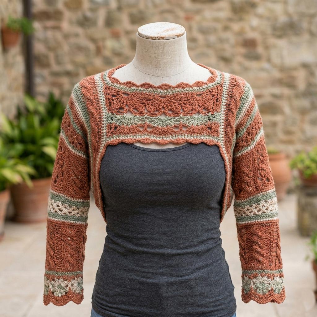 40 Bolero Crochet Patterns: Add a Chic Touch to Your Wardrobe Today! 24 Crochet Bolero Pattern Lace Shrug Crochet