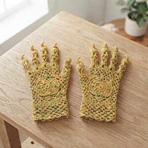 Witch Finger Crochet Pattern, Halloween Gloves, Gothic Crochet Gloves, Pumpkin Lace Gloves, Spooky Gloves, Lace Fingerless Gloves.