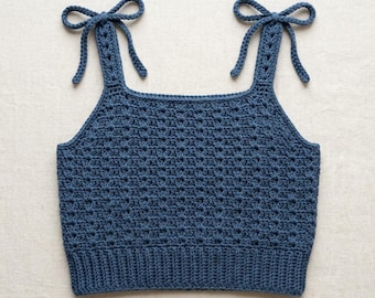 Ribbed Crochet Top, Textured Crochet Top, Summer Crochet Top Pattern, Cute Crochet Top Pattern, Crochet Top Pattern