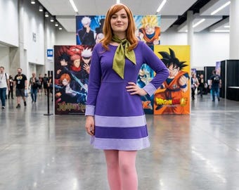 The Daphne Skater Dress costume, Scooby dooby doo Cosplay Character - Halloween Dress