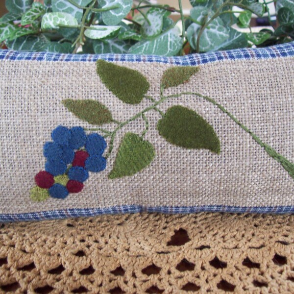 Blueberry Cluster estante almohada Tuck