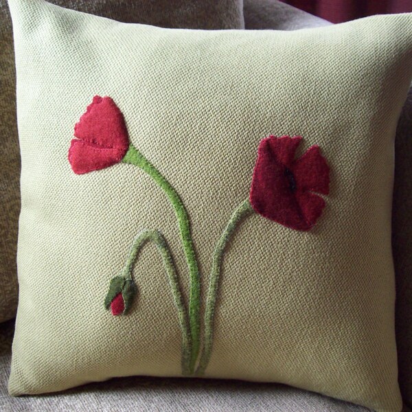 Simply Poppies Pillow Slipcover