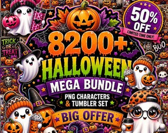 Oltre 8200 immagini PNG di Halloween, PNG horror di Halloween, PNG con atmosfere spettrali, Dolcetto o scherzetto, Pacchetto PNG retrò di Halloween, Pacchetto PNG autunnale, SVG