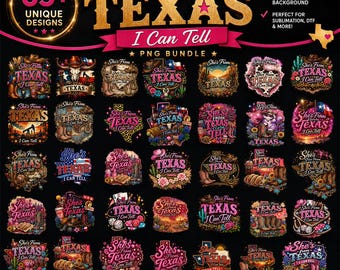 65+ She’s From Texas I Can Tell PNG Bundle, Texas Independence Day PNG, Southern CowGirl PNG, Texas Sublimation, Western Shirt Design, Texas