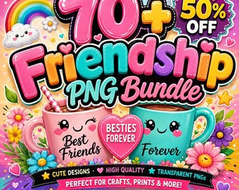70+ Friends PNG bundle, Adventure Friends Design, Retro Friendship Shirt Design, Friends Font, Clipart, T shirt Designs, Custom, Friends Svg