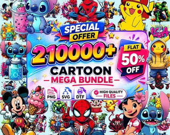 210000+ Funny Cartoon Mega Bundle, Cartoons Clipart, Cartoon png, Retro Png Files, Cartoon Characters, Holiday Svg, Cartoon Svg Bundle, Dtf