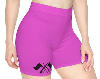 Pantaloncini da ciclista Color Guard / Rosa