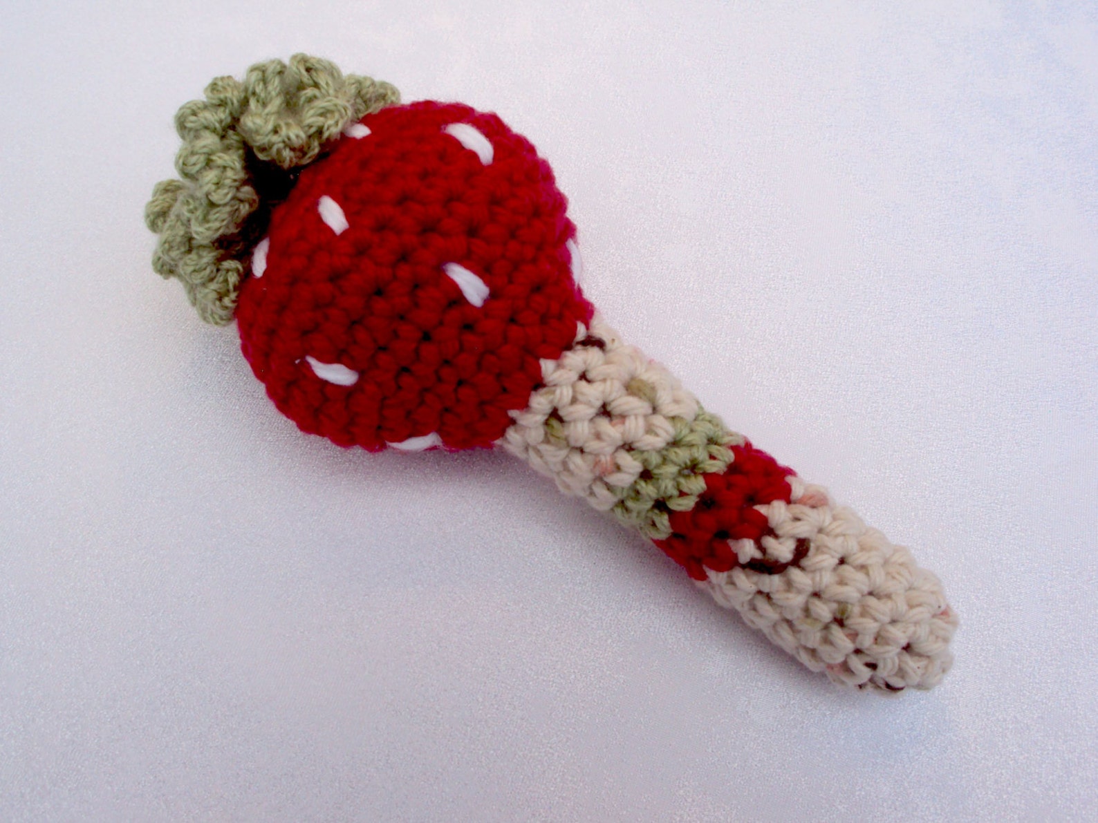 Baby Toy Baby Rattle Cotton Crochet Toy Crochet Toy Berry Rattle